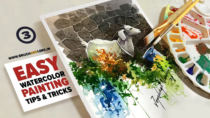 #3 Easy watercolor painting ideas for beginners step by step by Jagadeesh Narayanan