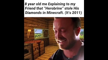 He can’t keep getting away with this! 🗿🏝 (Herobrine)