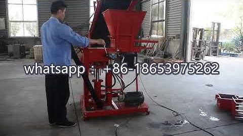 ECO BRAVA LY1-25 simple clay interlocking brick making machine