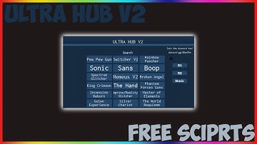 Roblox Script Showcase Ultra Hub V2