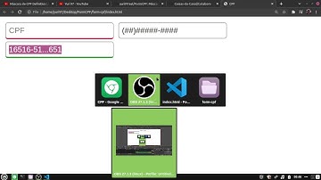 Como Usar Minha Máscara Para Inputs