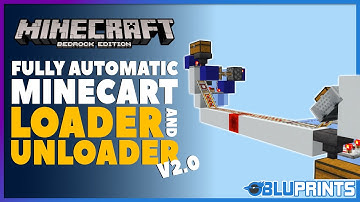 NEW! Minecart UNLOADER and LOADER! | Minecraft Bedrock Edition 1.16 | Redstone Tutorial