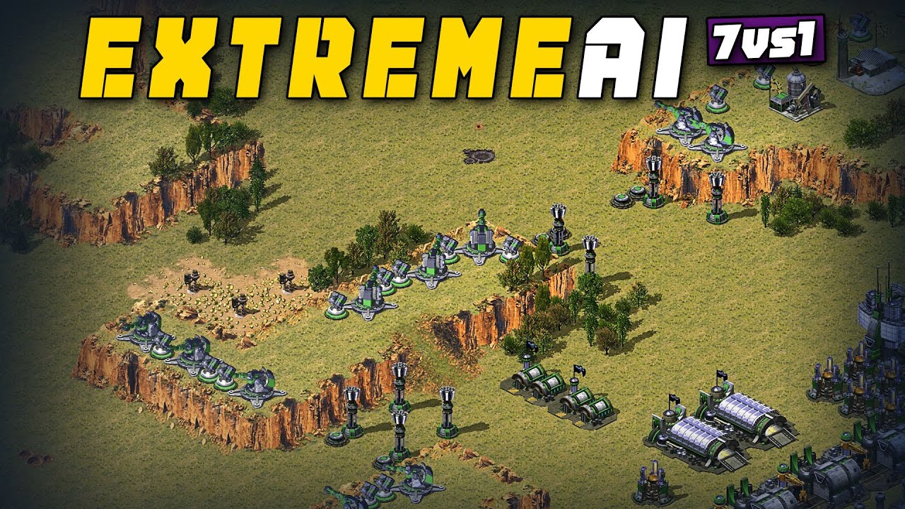 Red Alert 2 - Can You SAVE Your Base With Grand Cannons On Cliffs ...