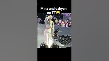 the difference btw MINAA and DAHYUN reaction on TT🤭😂#twice#misamo #dahyun#mina#jihyosolo #shorts#yt