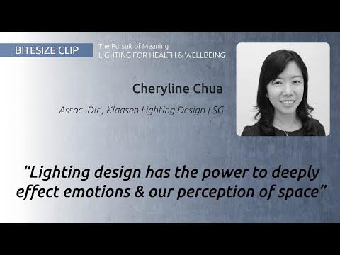 Bitesize Clip: The Pursuit of Meaning - Cheryline Chua | Lighting for Health & Wellbeing