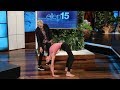 Pole Dancer Marion Crampe Stuns Ellen with Her Impressive Moves