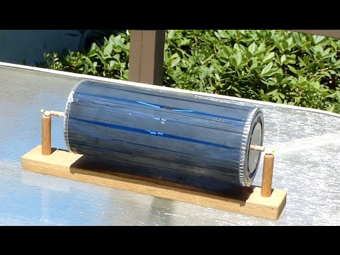 Solar motor--Free energy motor-- not electrical /// Homemade Science with Bruce Yeany