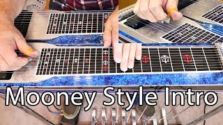 Video thumbnail of "Ralph Mooney Style Intro in C | Pedal Steel Guitar Lesson"