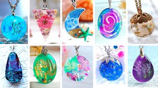 Resin art Amazing 10 styles of pendant jewelry Essence compilation