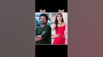 Bigil movie All #character  Reel Vs Real life #shorts