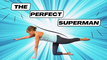 Pilates quadruped exercise aka superman