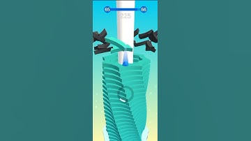 stack ball //stack ball game// level 61//level 62// level 63// level 64//level 65 #Raregamer #shorts