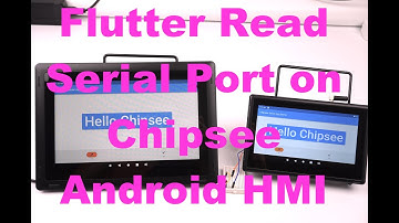 How to read serial port with Flutter on Chipsee Android HMI
