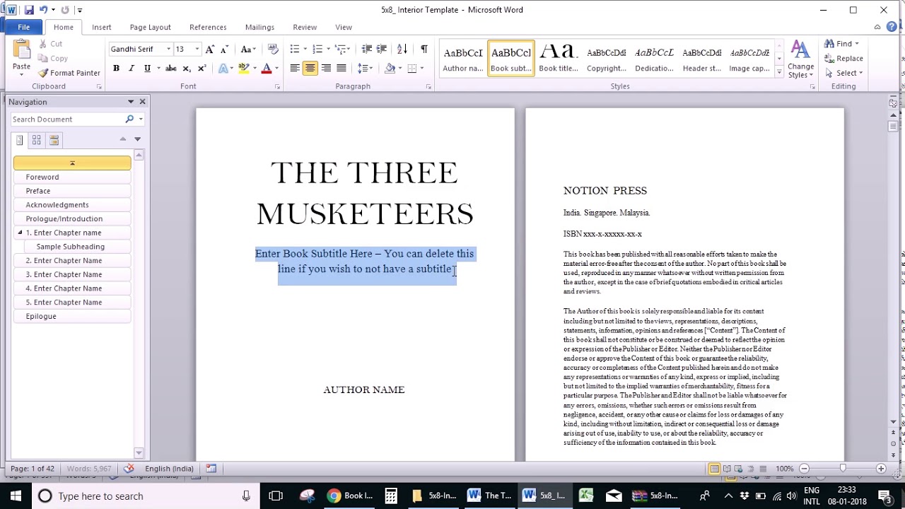 How to format your book using Microsoft Word  Publishing Blog in