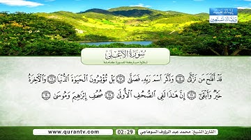 سورة الطارق | سورة الأعلى | سورة الغاشية | بصوت القارئ الشيخ محمد عبد الرؤوف السوهاجي