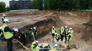 The beginning of construction of the LMTA study campus and the time-capsule burial ceremony