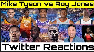 Mike Tyson vs Roy Jones jr. Twitter reactions || NBA react to Nate Robinson vs Jake Paul Fight.