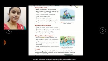 Class-4th Science (Galaxy) Ch-3 (Safety First Explanation) Part-2