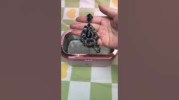 I tried an ultrasonic cleaner on old necklace and WOW!