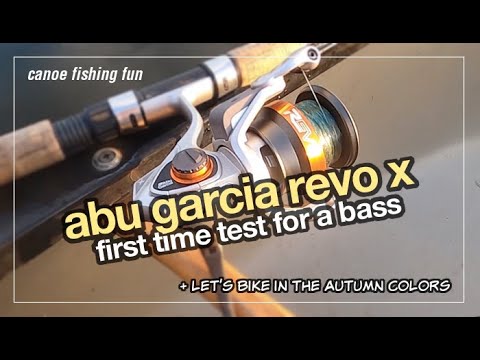 Abu Garcia Revo X Spinning Reel For A Bass Test + Let's Bike in