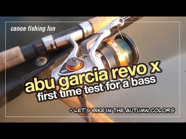 Abu Garcia Revo X Spinning Reel For A Bass Test + Let's Bike in Fall 