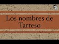 LOS NOMBRES DE TARTESO