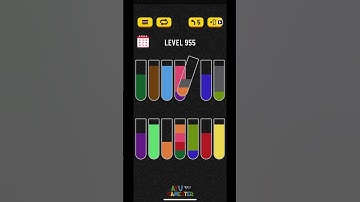 Water sort puzzle level 955 | AYU Gamester #shorts