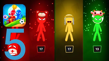 Stickman Party: 4 Player Games - Gameplay Walkthrough Part 5 - Tournaments (iOS, Android)