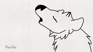 Howling wolf (Test Animation)