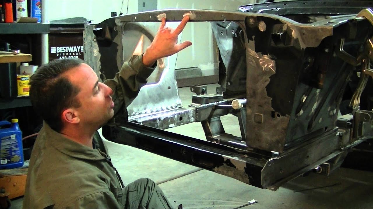 1965 Mustang Restoration Part 16: Fitting a Fox Body radiator into a ...