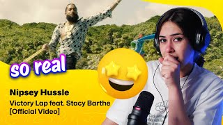 Reaction ▷  Nipsey Hussle -  Nipsey Hussle - Victory Lap feat. Stacy Barthe [Official Video]