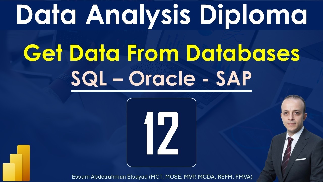 Get Data From Database (SQL | Oracle | SAP) | Eps-12 | Microsoft Power BI Data Analysis Diploma