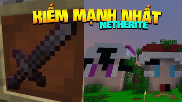 THANH KIẾM MẠNH NHẤT , TƯỢNG ponbi - Minecraft sinh tồn 1.16 - Tập 7