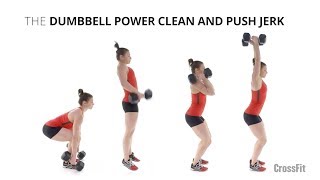 Dumbbell Power Clean And Push Jerk