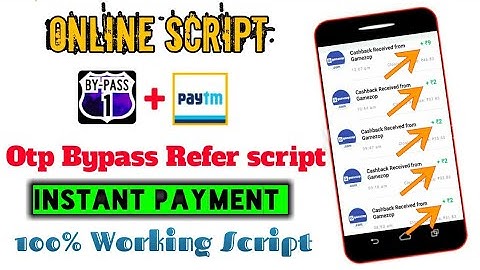 Online Script 💥 Otp Bypass Refer Script !! Refer Script || Online Script App