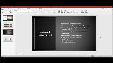 Event Management Features/Enhancements in Paris Release