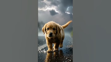 "Alone in the Rain 🐾 | This Poor Dog is Crying 😢🌧️"#emotional