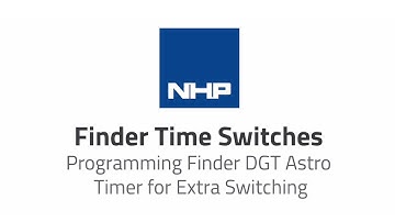 Finder Time Switches - Programming Finder DGT Astro Timer for Extra Switching