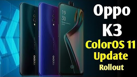 OPPO K3 Android 11 beta update | ColorOS 11 | OPPO K3 F.10 update | OPPO K3 New update | hindi teach