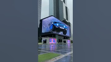 This 3D digital billboard #shorts #technology #3d #videos