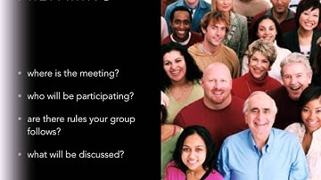 Meetings: Forums for Problem Solving