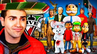 *ENFRENTANDOME con TODOS los ENEMIGOS MEXICANOS* 🇲🇽🏅😈 (GTA 5 Mods)