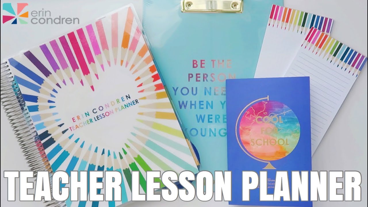 2020/2021 Erin Condren Teacher Lesson Planner | 