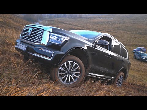 Видео: На что способны Китайские TANK 500, ТАНК 300 и HAVAL H9 против НИВ, УАЗ? Обзор Chery Tiggo 8 Pro e+