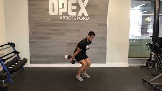 Single Arm Dumbbell Burpee Clean