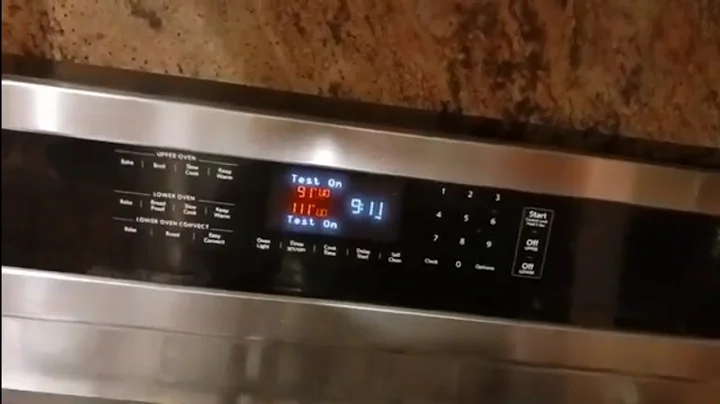 716 test mode Kitchenaid Whirlpool gas double oven diagnostic testing menu mode