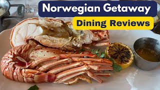 The BEST Places to Eat On Norwegian Getaway! Complimentary & Specialty Dining Reviews