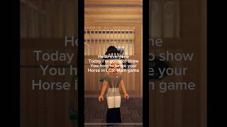 Guid on how to lunge your horse in LCS: Main Game Roblox | #fypシ #LCS #horse #Roblox @Issy-j2g