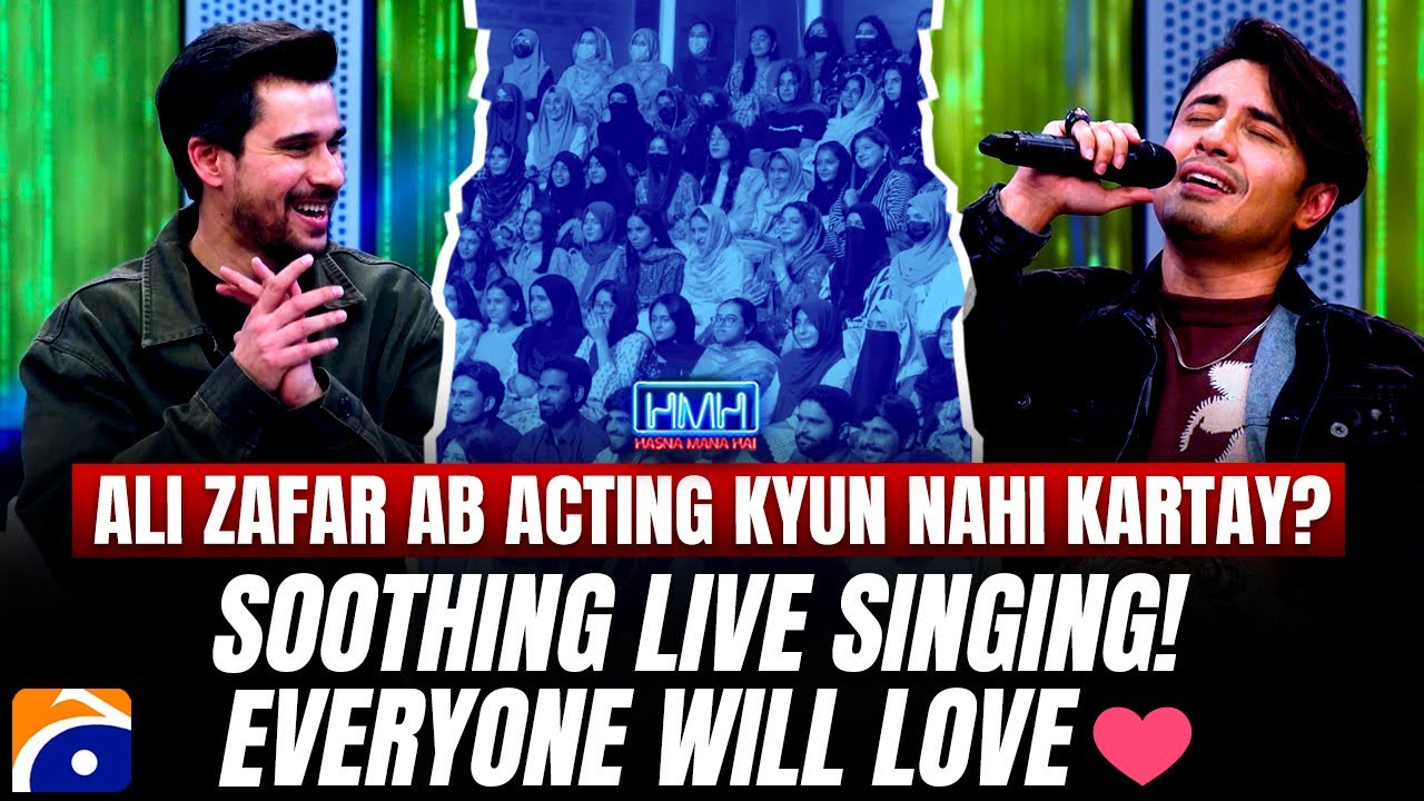 Soothing live Singing! Everyone will love ❤️ - Ali Zafar - Tabish Hashmi - Hasna Mana Hai
