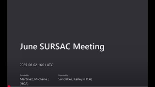 WA State Substance Use Recovery Services Advisory Committee (SURSAC) JUNE 2, 2025